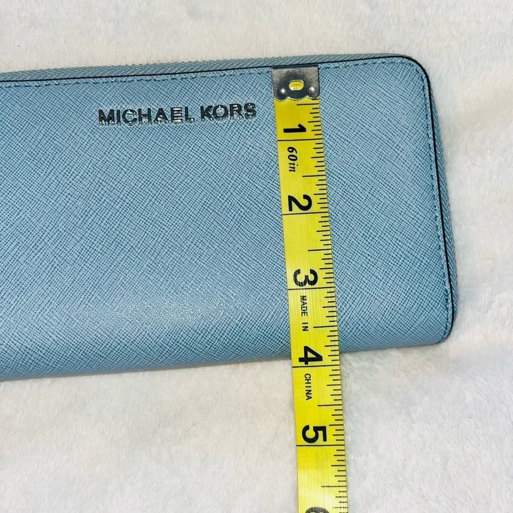 Michael Kors Jet Set Saffiano Leather Wristlet Wallet - Picture 7 of 9